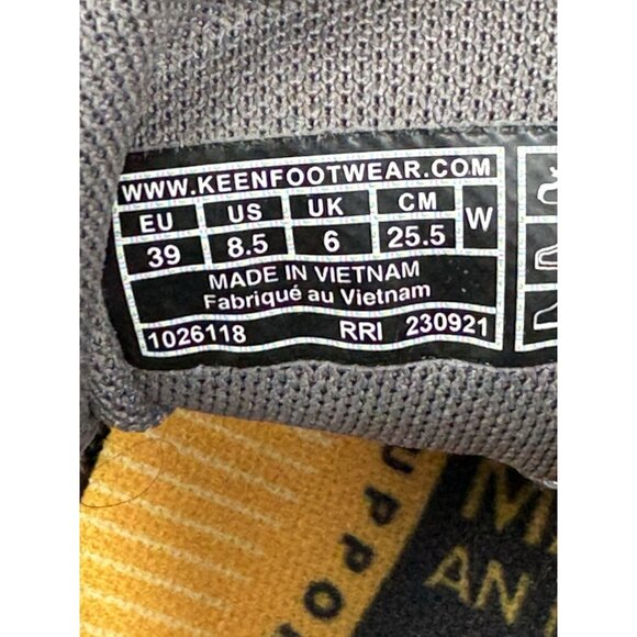 KEEN NXIS Evo Waterproof Hiking Shoes Women’s 8.5 Porcelain Green Outdoor - Picture 3 of 16